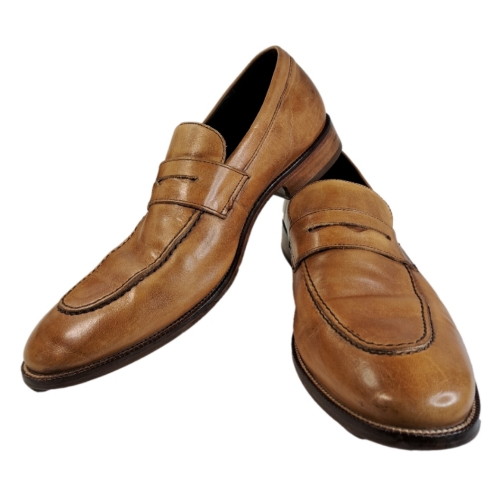 Cole Haan/Nike Air Lt Brown Leather Loafers Men's Size 11.5